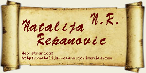 Natalija Repanović vizit kartica